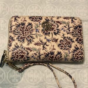 Tory Burch Robinson Floral Wristlet
